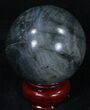 Flashy Labradorite Sphere - Great Color Play #32043-1
